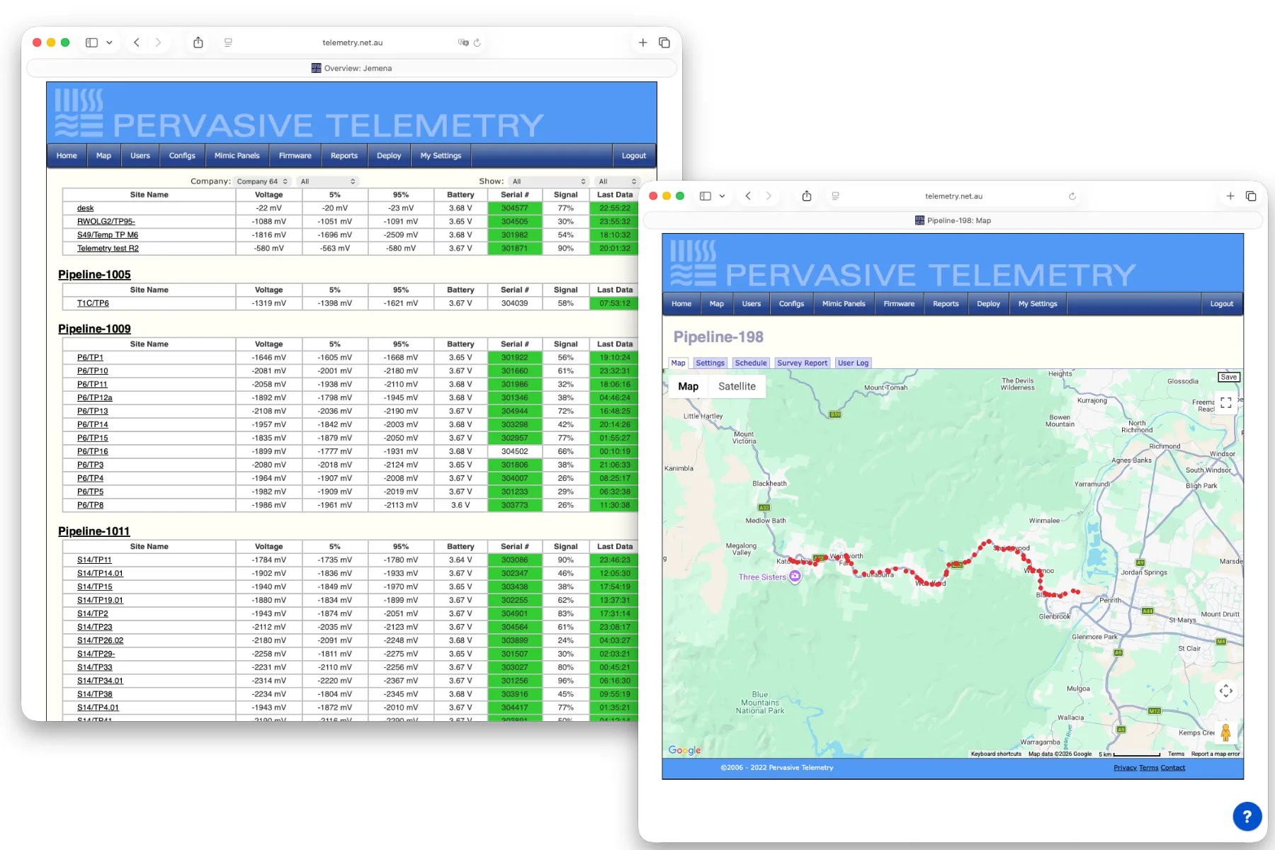 Cathodic protection online monitoring portal